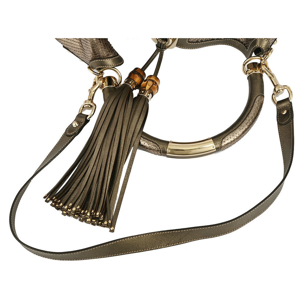 Gucci Python Metallic Snake 2way One Shoulder Bag… - image 4